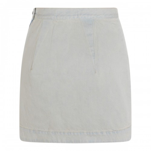 LIGHT BLUE COTTON SKIRT 2