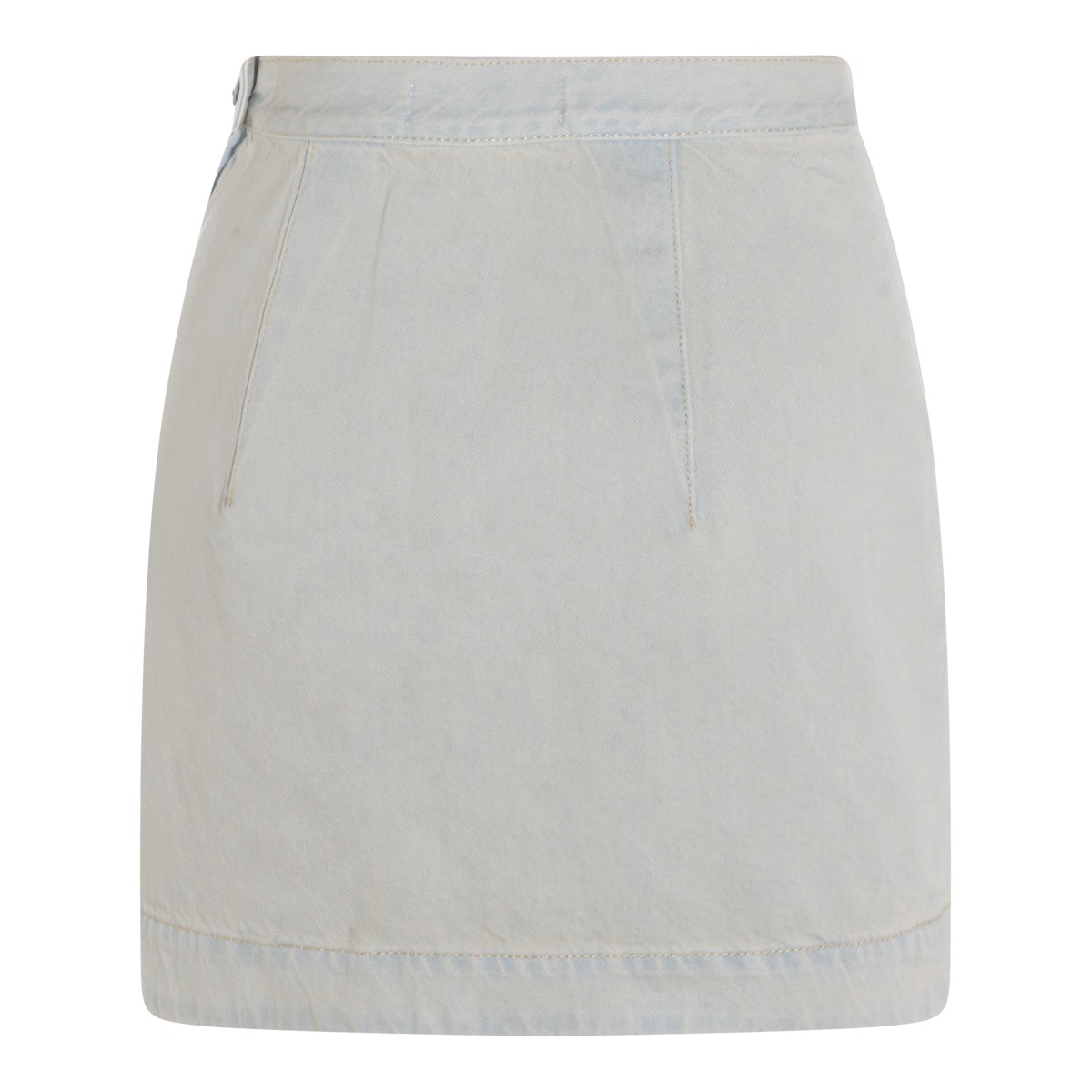 LIGHT BLUE COTTON SKIRT