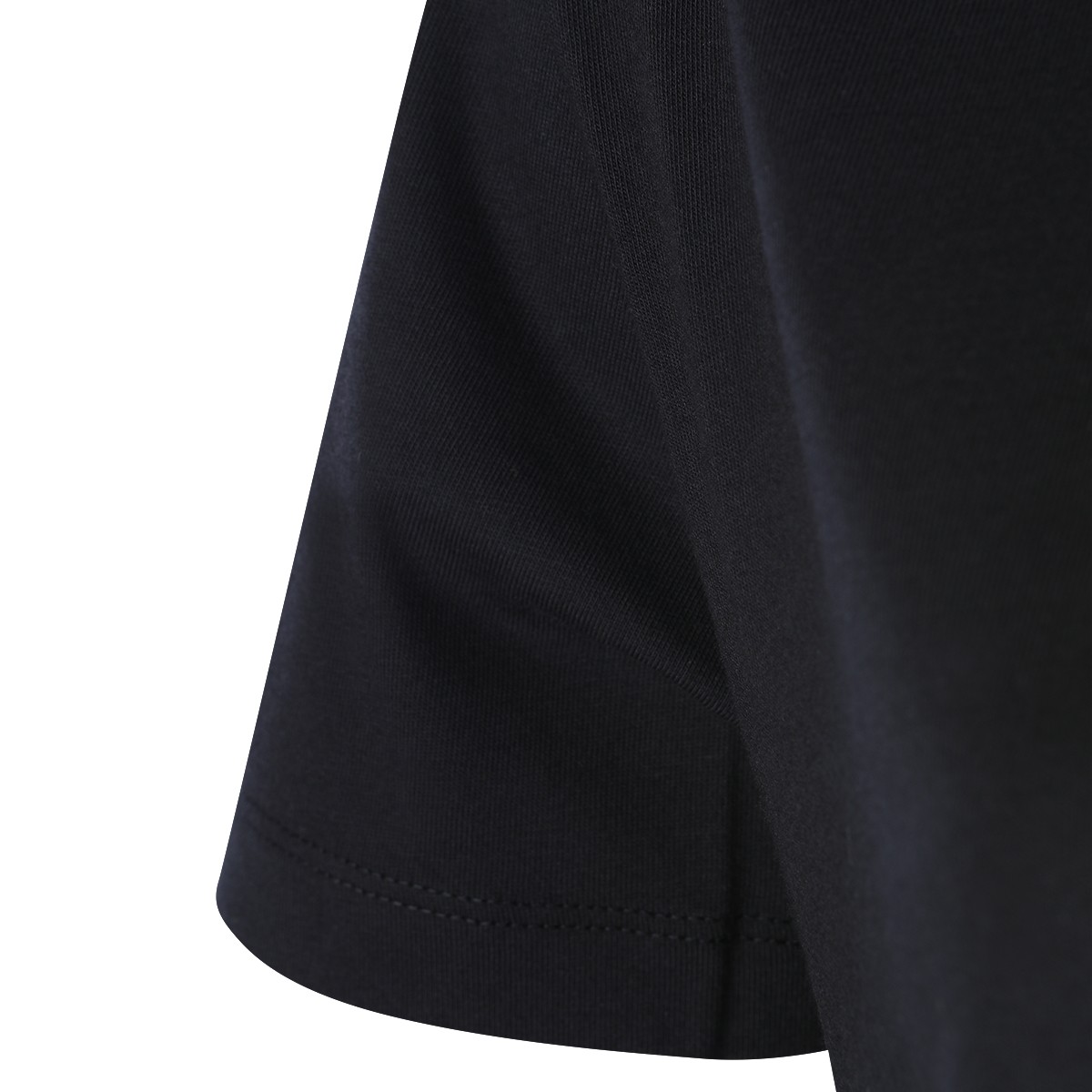 BLACK COTTON T-SHIRT