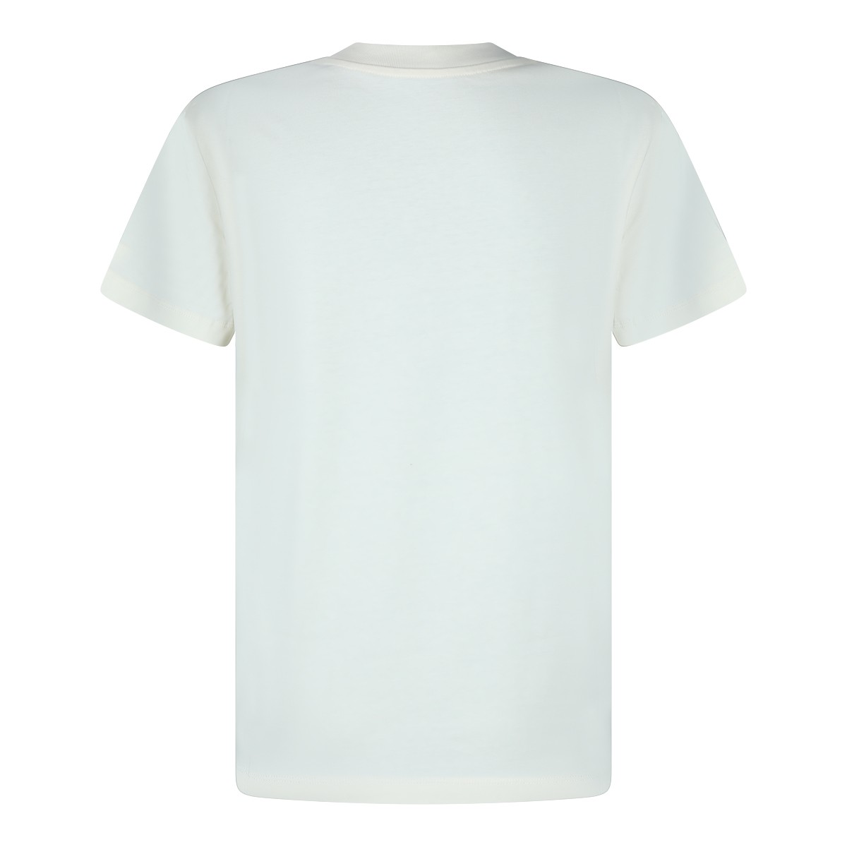 WHITE COTTON T-SHIRT