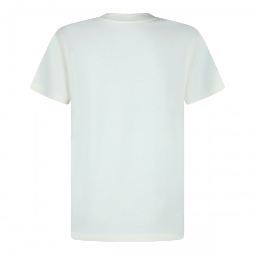 WHITE COTTON T-SHIRT