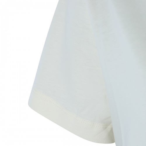 WHITE COTTON T-SHIRT