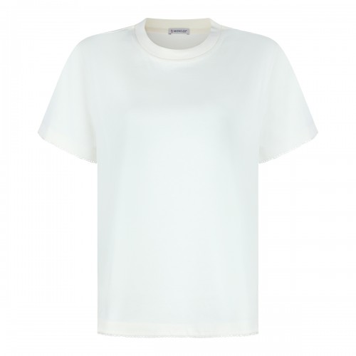 WHITE COTTON T-SHIRT