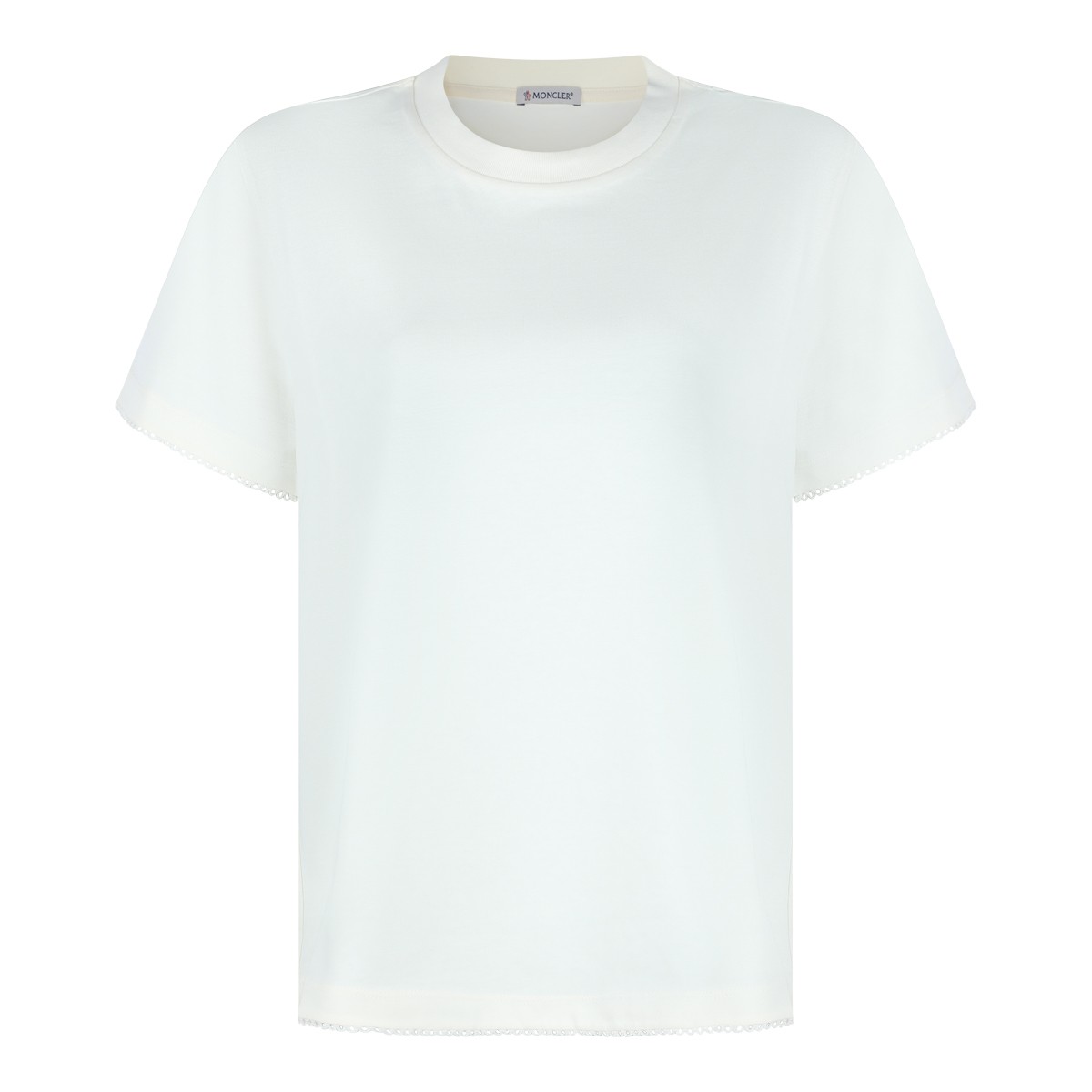 WHITE COTTON T-SHIRT