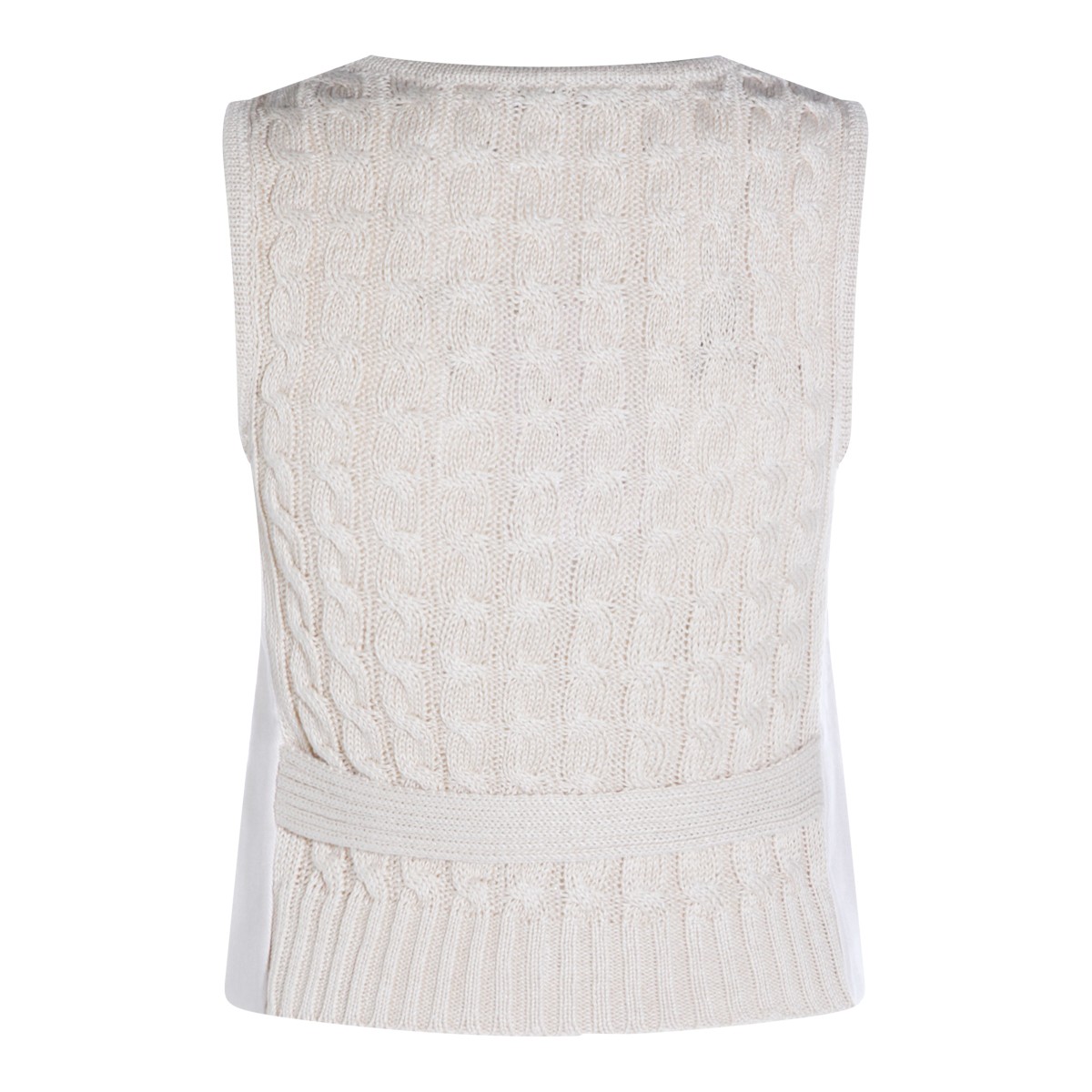 BEIGE LINEN COLIBRI TOP