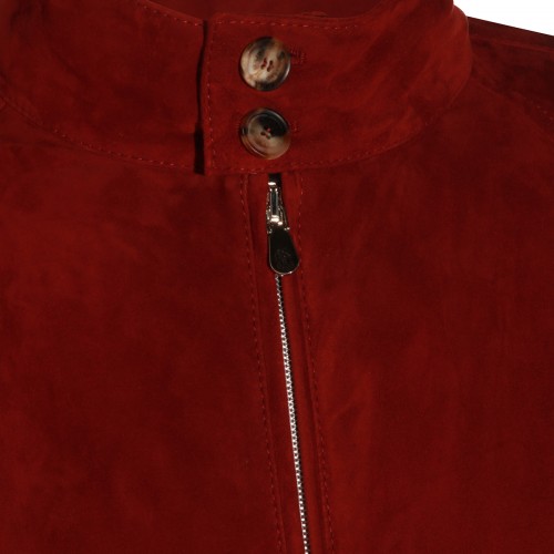 CHERRY LEATHER JACKET