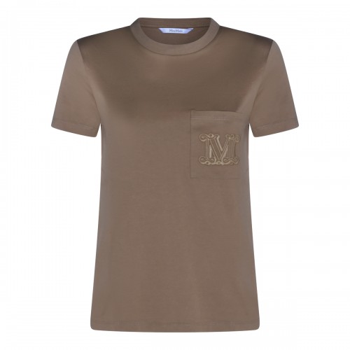 BEIGE COTTON PAPAIA T-SHIRT