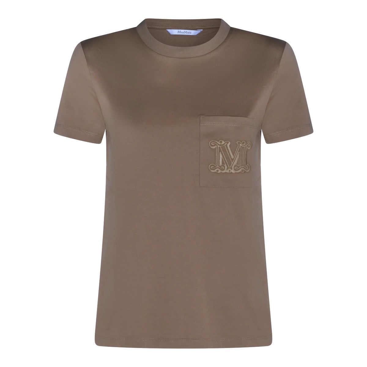 BEIGE COTTON PAPAIA T-SHIRT