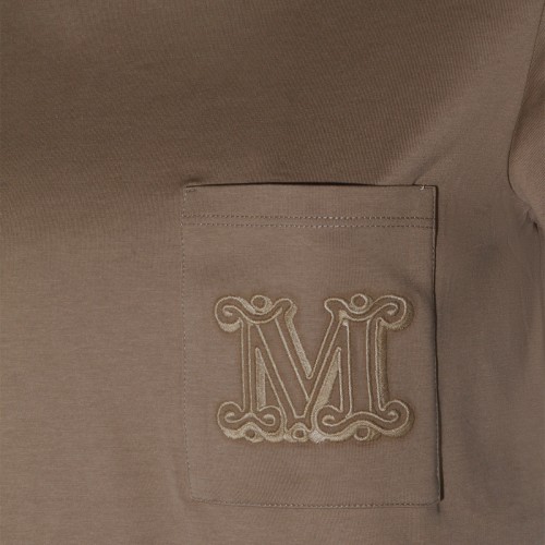 BEIGE COTTON PAPAIA T-SHIRT