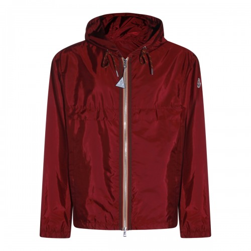 BURGUNDY NIDGE CASUAL JACKET