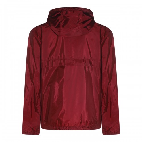 BURGUNDY NIDGE CASUAL JACKET